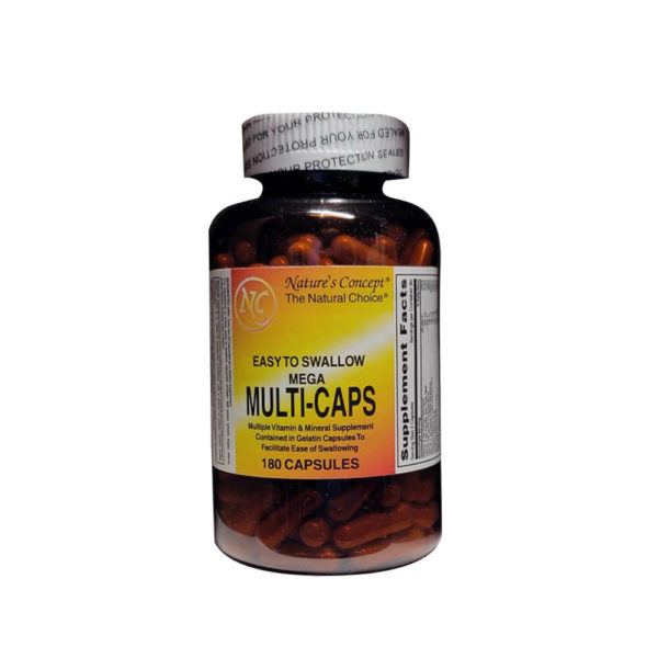 NATURES CONCEPT EASY TO SWALLOW MULTI-CAPS 180 CAPSULES